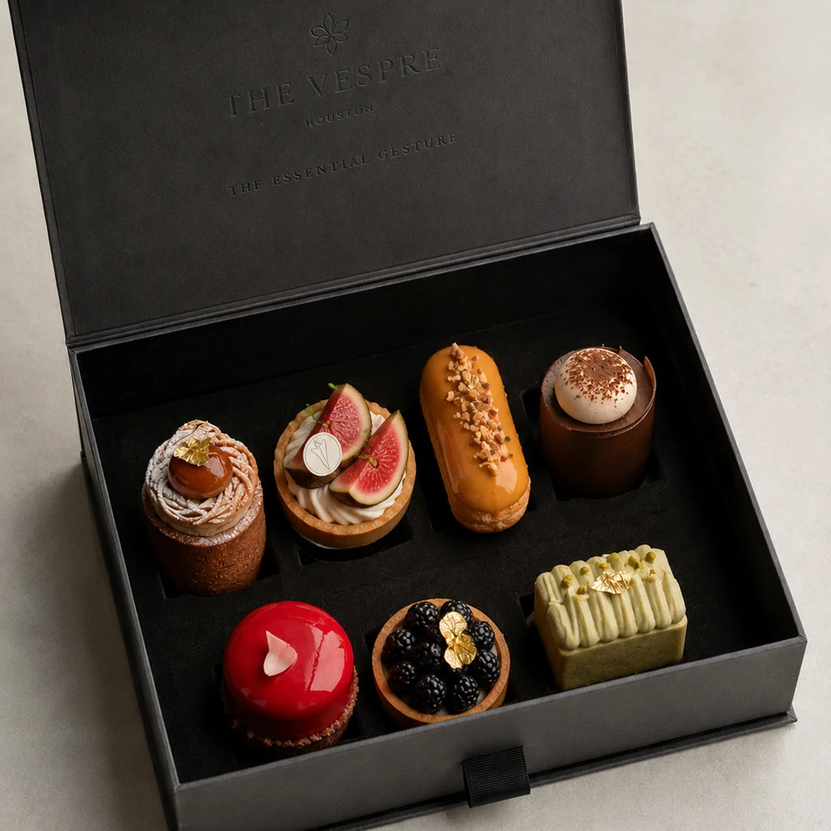 The Essential — 7 pastries. One complete sentence.