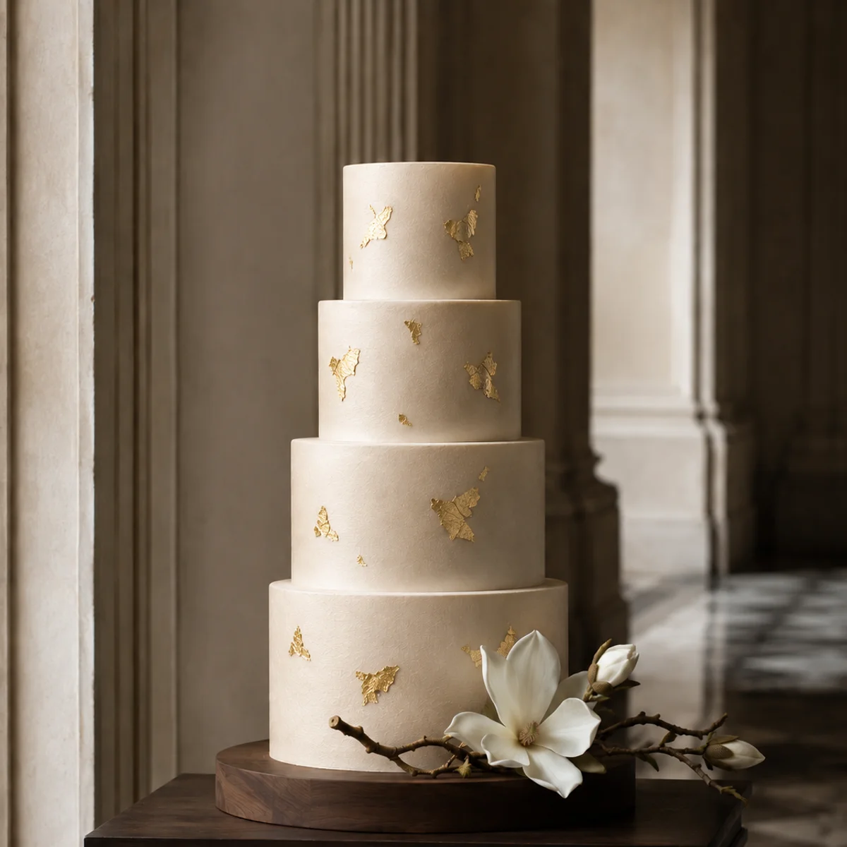 Estate wedding cake — 2026 · 180 servings.