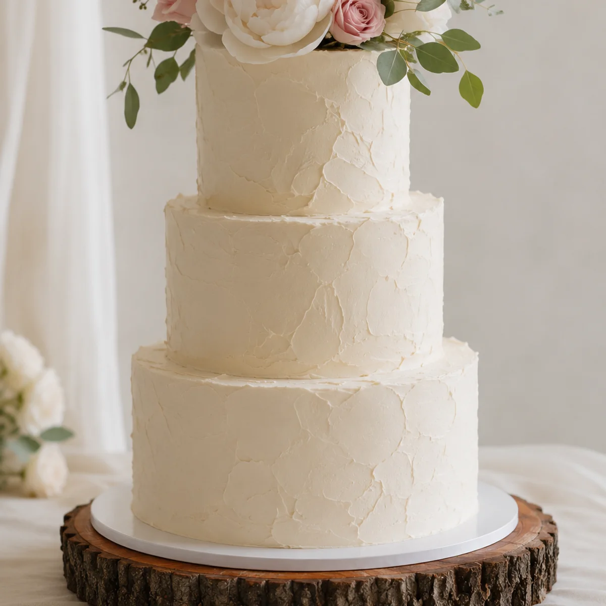 Riverside wedding cake — 2025 · 200 servings.